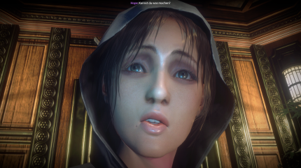 République Remastered - Mit vor Angst geweiteten Augen und toll vertont sorgt Hauptfigur Hope für eine glaubhafte Darstellung ihrer brenzligen Situation im Spiel.