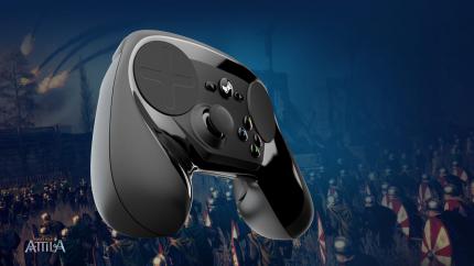 Weil nicht alle Spiele im Steam-Shop zwei Mini-Sticks unterstützen, simulieren die Touchpads des Steam-Controllers Maus und Tastatur.