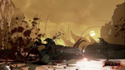 Schnipp, Schnapp, Kopf ab: Im PS4-Remake von Shadow of the Beast geht's zur Sache.