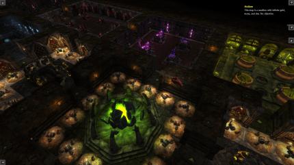 Ein gut ausgebauter Dungeon. Die Wände sind nur Dekoration, denn sie verbessern die Effizienz der Räume nicht.