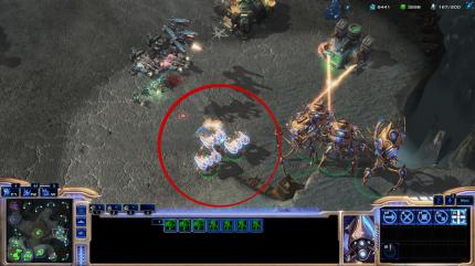 Dass die Schutzschilde der Unsterblichen aktiv sind, erkennt ihr an Starcraft 2: Legacy of the Void an dem bläulichen Schimmer.