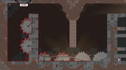 Knüppelhart, aber herzlich: Das Jump & Run Super Meat Boy ist durchaus knackig, schafft aber die Balance aus Gameplay-Anspruch und Spielspaß.