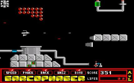 Klassiker: Andreas von Lepels Amiga-Ballerei Sarcophaser orientierte sich an Irems R-Type.