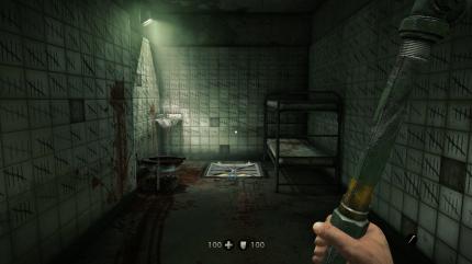 Beklemmende Momente gibt es nicht so viele wie im Hauptspiel. Die Passage im Gefängnis gehört jedoch definitiv dazu. (PC)
