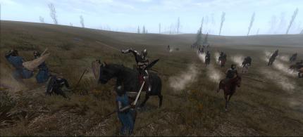 Bis wir hoch zu Ross Infanteristen vom Schlachtfeld jagen, vergeht viel Zeit (Mount & Blade: Warband - A Clash of Kings).