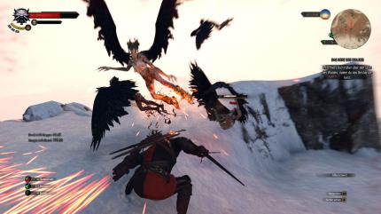 Schnee und Eis sehen in jedem Spiel reichlich langweilig aus, bei The Witcher 3 gibt es zum Ausgleich aber immerhin tolle Effekte.