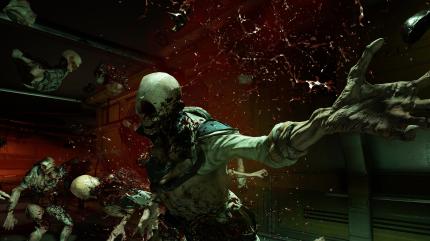 Der Gewaltgrad in Doom ist extrem hoch. Diese Blutspritzer sind im Vergleich zu anderen Szenen jedoch noch völlig harmlos.
