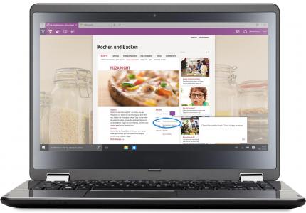 Website Markieren bei Edge