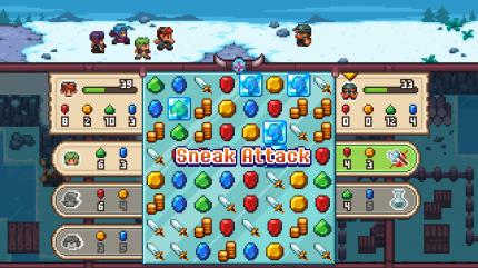 Auch Puzzle Quest wird in einem Abschnitt gehuldigt.