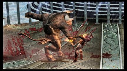 Stier gewinnt: Nur wer vernünftig blockt und ausweicht, übersteht größere Kämpfe oder Boss-Fights. Alle anderen werden von Minotaurus und Co. in den Boden gerammt.