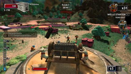 Upgrade komplett: Werten wir Türme in Toy Soldiers: War Chest nicht auf, wird es gegen größere Feindwellen schwierig.