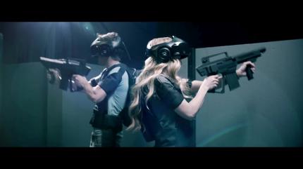 Die Zukunft der VR-Themenparks: The Void soll das klassische Lasertag ablösen und bietet Spielern verschiedene, virtuelle Welten.