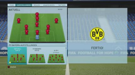 In 'Aufstellungen' wählt ihr eine Formation aus. Eine Standardformation ist die 4-4-2.