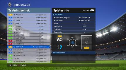Achtet hierbei auf passendes Training zu den einzelnen Positionen.