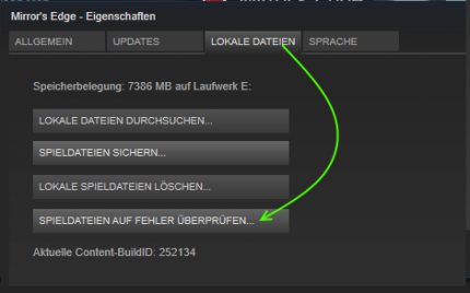 Steam: Spiel auf Fehler prüfen