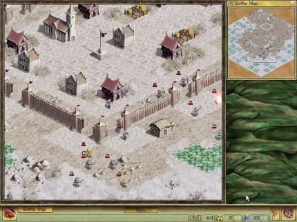Age of Wonders (siehe Screenshot) ist zwar ein ordentliches Fantasy-Spiel, aber nicht außergewöhnlich kreativ. Als Heavy Metal FAKK 2 erscheint, hat bereits Take 2 das Ruder übernommen