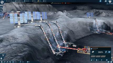 Anno 2205: Wenn die Energielieferung durch Fusionsreaktoren auf dem Mond effektiv ist, lassen sich Solaranlagen ersetzen, um so Minenplätze freizumachen.
