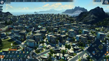 Anno 2205: Unsere erste Wohnsiedlung wächst - die Produktionen lagern wir nach Möglichkeit aus.
