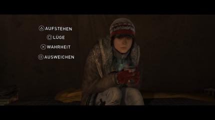Immer wieder werdet ihr von Beyond vor Entscheidungen gestellt. Diese haben mal mehr und mal weniger heftige Konsequenzen.