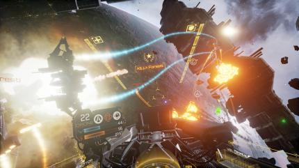 Die Gefechte in EVE Valkyrie sind spannend, aufgrund der ständigen Kopfbewegungen aber auch anstregend. Nach 30 Spielminuten musste David eine kurze Pause einlegen.