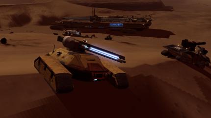 Das Einheitendesign in Homeworld: Deserts of Kharak ist wunderbar stimmig und passt gut zum Setting.