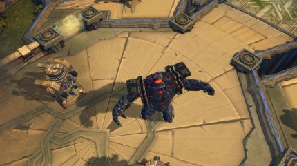 In den Titanenruinen von MXM - einer 5v5-PvP-Karte - dreht sich die Hauptmechanik um diese fetten Steinhelfer.