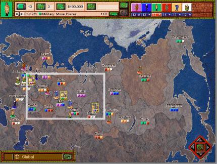 Das erste Red-Storm-Werk ist 1997 Tom Clancy's Politika. Dem Risiko-ähnlichen Strategiespiel liegt der gleichnamige Roman bei.