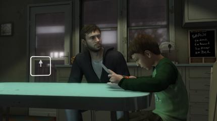 Heavy Rain konfrontiert euch immer wieder mit sehr emotionalen Szenen. Wenn Ethan seinem Sohn schweigend beim Essen zusieht, sagt seine deprimierte Mimik mehr als tausend Worte.