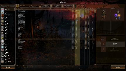 In der altmodischen Multiplayer-Lobby erstellen wir Mehrspieler-Partien oder suchen uns Mitspieler.