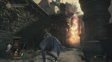 Lasst den Drachen eure Feinde rösten und rennt dann in Sicherheit.