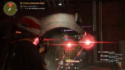 Nicht nur menschliche Gegner: Im ersten Übergriff von The Division machen wir Bekanntschaft mit agilen Drohnen.