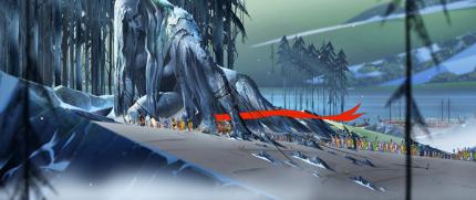 Wunderschönes 2D: The Banner Saga 2