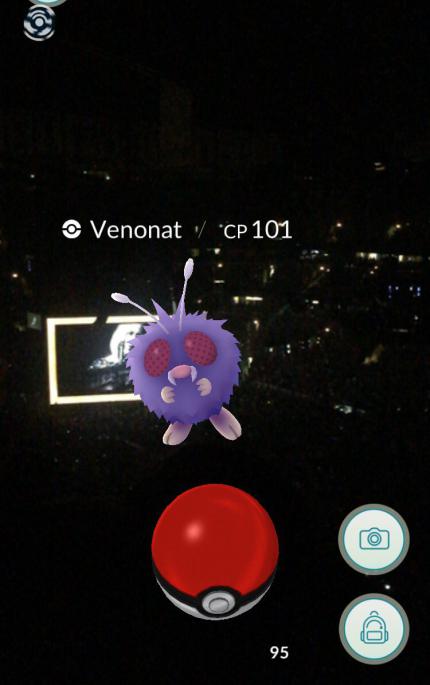 Pokémon fangen beim Adele-Konzert