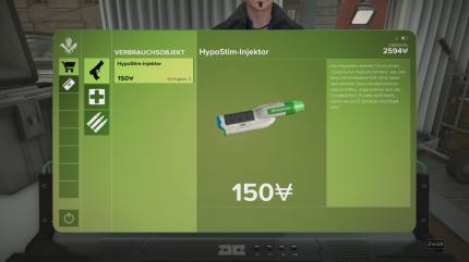 Die Händler haben tolle Items im Angebot. Zudem werden sie wieder aufgefüllt, wenn ihr von einer Mission zurückkehrt.