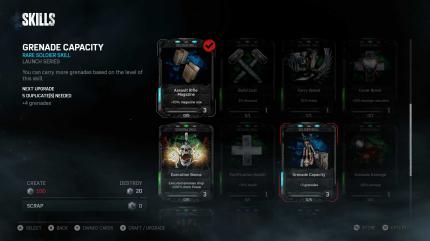 Das Kartensystem bringt eine neue Komponente in den Horde-Modus. Mit den Skill Cards legen wir zusätzliche Fähigkeiten für unseren Helden fest.