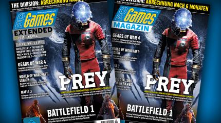 Die neue Ausgabe ist da! Mit der Vollversionen Crowntakers und Lost Horizon 2. Titelthema: Prey. Außerdem mit vielen tollen Specials, Tests und Vorschauen.