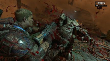 Die Unterlauf-Kettensäge ist eines der Aushängeschilder der Reihe. In Gears of War: Judgment hat sie uns gefehlt, diesmal dürfen wir wieder sägen. (PC)