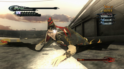 Posieren für die Kamera: Dafür hat Hexe Bayonetta immer Zeit.