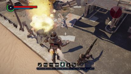 Dank Jetpack könnt ihr in Elex in der Luft stehen oder Sturzangriffe ausführen.