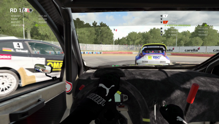 In der Cockpit-Perspektive sind die Positionskämpfe beim Rallycross noch intensiver.