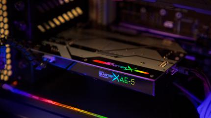 Sound BlasterX AE 5 mit eigener Beleuchtung