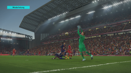 Replay-Szene in PES 2018.