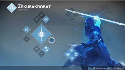 Destiny 2: Der Weg des Windes des Arkusakrobaten-Jägers