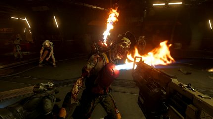 Doom VFR bleibt seinen Wurzel treu und lässt euch gegen Horden von Dämonen antreten.
