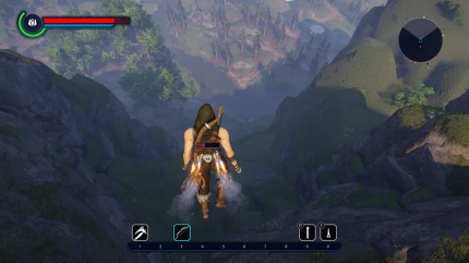 Elex: Mit dem Jetpack kommt ihr nicht nur an unmögliche Orte, auch viele Gegner haben das Nachsehen, wenn ihr einfach wegfliegt.