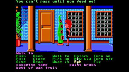 Maniac Mansion (1987) etabliert die Point&amp;Click-Steuerung in Adventures.