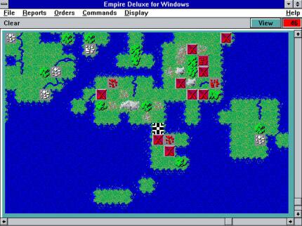 <em>Empire</em> (1977) inspiriert nachfolgende Rundenstrategiespiele. Hier im Bild: <em>Empire Deluxe</em> von 1993.
