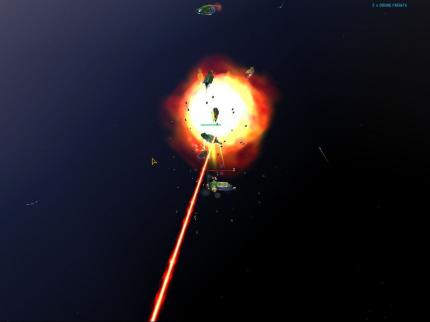 Das dreidimensionale Weltall von <em>Homeworld</em> (1999, links) eröffnet neue Taktiken und Vorgehensweisen für die Spieler. 2015 erschien eine Remastered-Version von Gearbox (rechts).