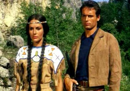 Szene aus Winnetou Teil 2.