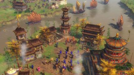 Hübsche 3D-Technologie und ungewohnte Spielmechaniken: Mit Age of Empires 3 entfernte sich Ensemble Studios am weitesten von der klassischen AoE-Formel.
